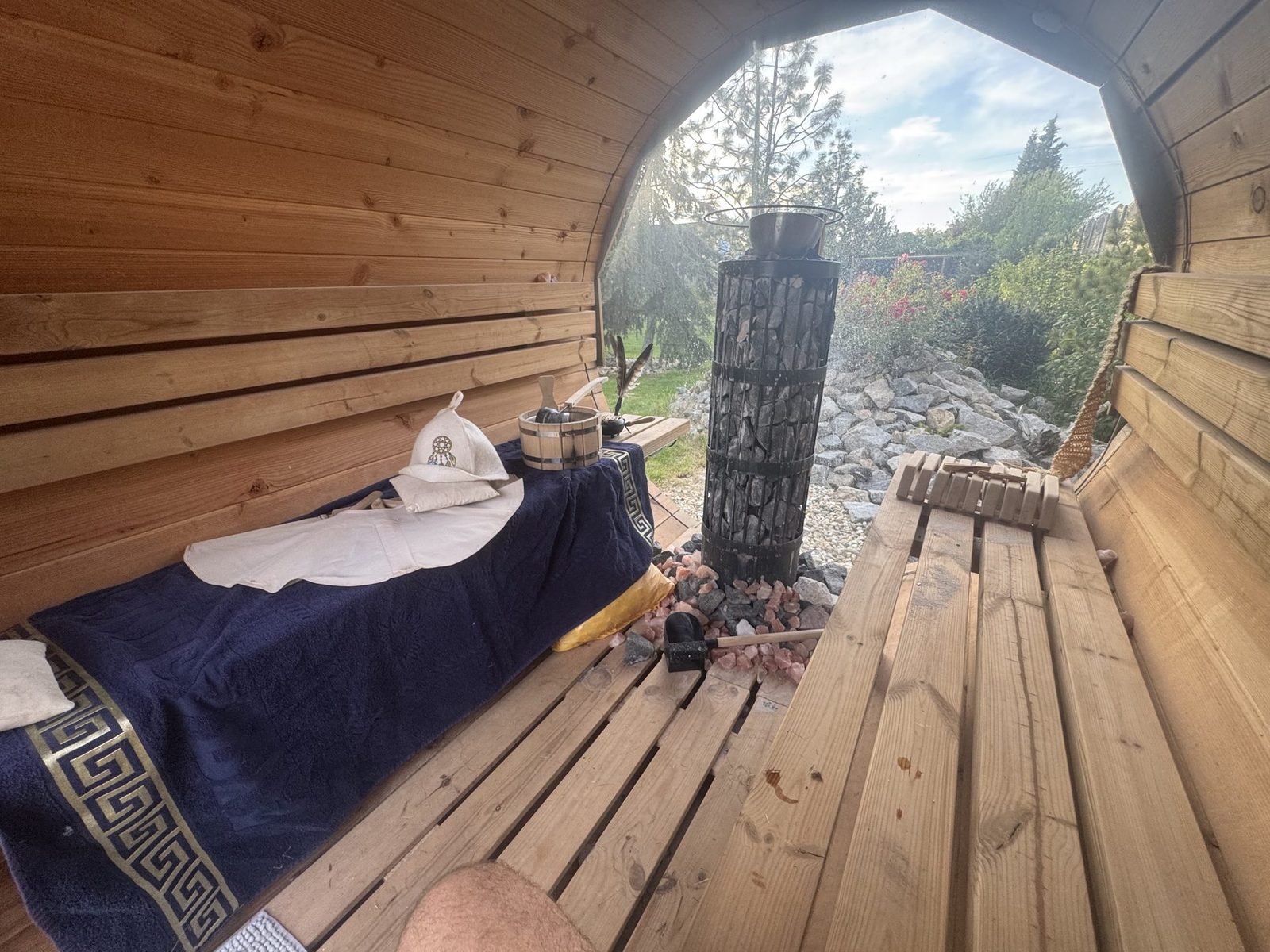 Wellness — sauna / bazén / káď