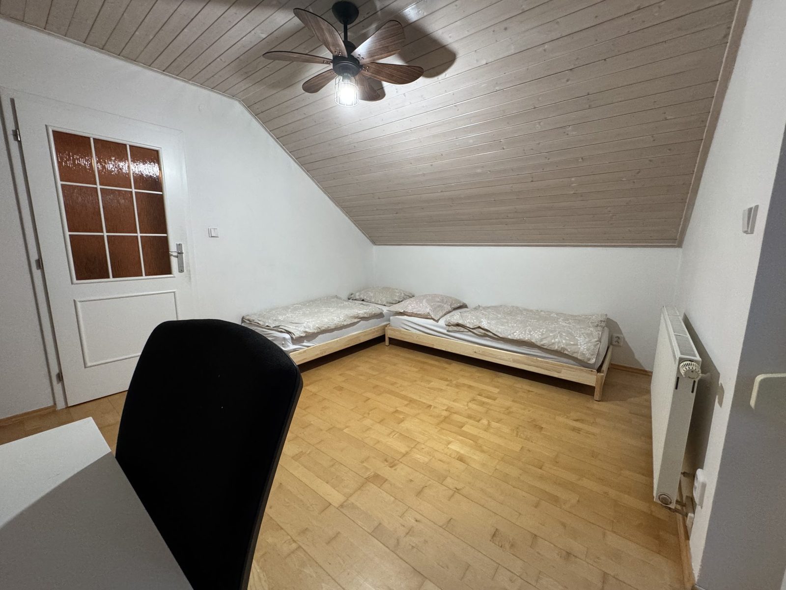 Podkrovní ložnice